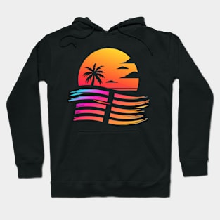 Miami beach style 80s Hoodie